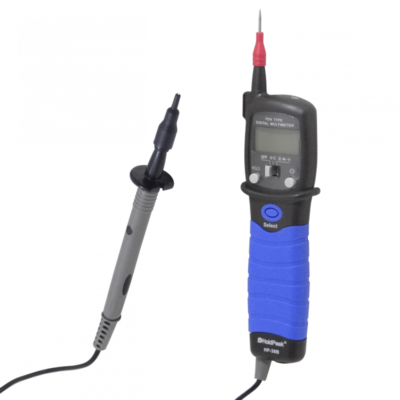 Multitester Directo 1-Pinza-Fija Digital req-2x-AAA 600VDC/AC HP-38B
