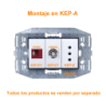 KALOP Blanco 1-Keystone Modulo Vacio requiere bastidor KEP-A