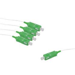 UBIQUITI 1x4 SC/APC Divisor PLC p/GPON 3mt 150+150cm 0,9mm 1260-1650nm