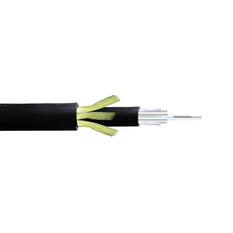 SM 12-Fibras-G652D vano-200m ADSS 13mm Cable Ext-PE Doble-Cht Monomodo