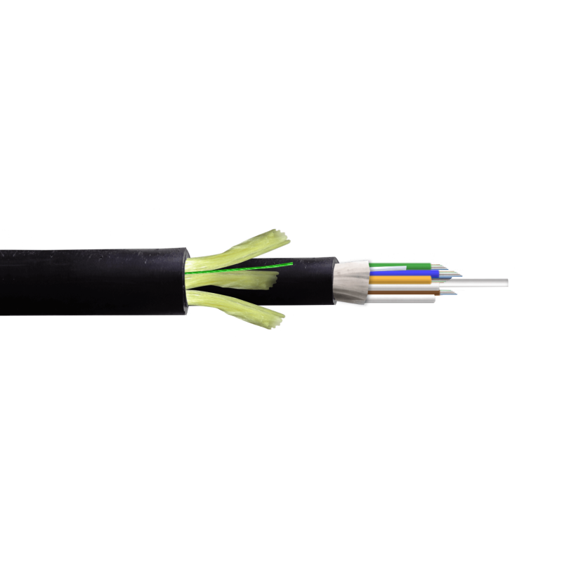 SM 48-Fibras-G652D vano-200m ADSS 13mm Cable Ext-PE Doble-Cht Monomodo