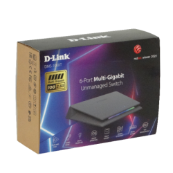 D-LINK 5-2500 1-10G Switch no-admin no-rack inc/12VDC-1,5A
