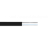 1km LSZH 1-Fibra-SM-G657A2 Portante-1mm 2xFRP Cable Negro Drop Fibra