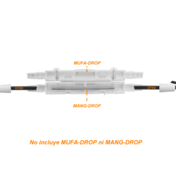1km LSZH 1-Fibra-SM-G657A2 Portante-1mm 2xFRP Cable Negro Drop Fibra