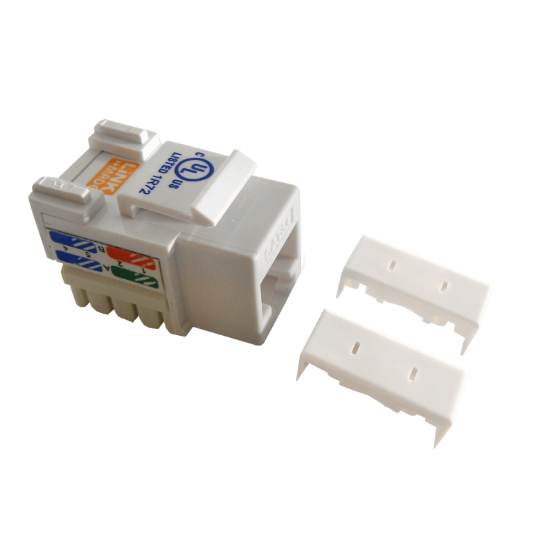 LINKMADE BLANCO CAT5E PUNCHABLE KEYSTONE