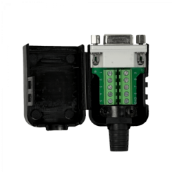 Conector Volante-Tapa DB9-Hembra DE-09/H Atornillable Terminal-Regleta