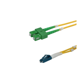3mt SC/APC-LC/UPC MonoModo SM Duplex Jumper Cable Fibra 9/125um 3mm