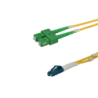 1mt SC/APC-LC/UPC MonoModo SM Duplex Jumper Cable Fibra 9/125um 3mm