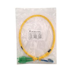 1mt SC/APC-LC/UPC MonoModo SM Duplex Jumper Cable Fibra 9/125um 3mm