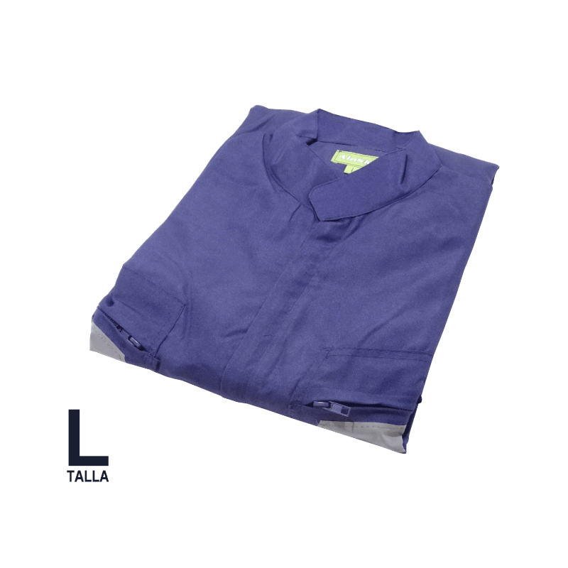 L Azul 46/48 Alt-176cm Overol Poplin Cintas-Reflectantes Poliester