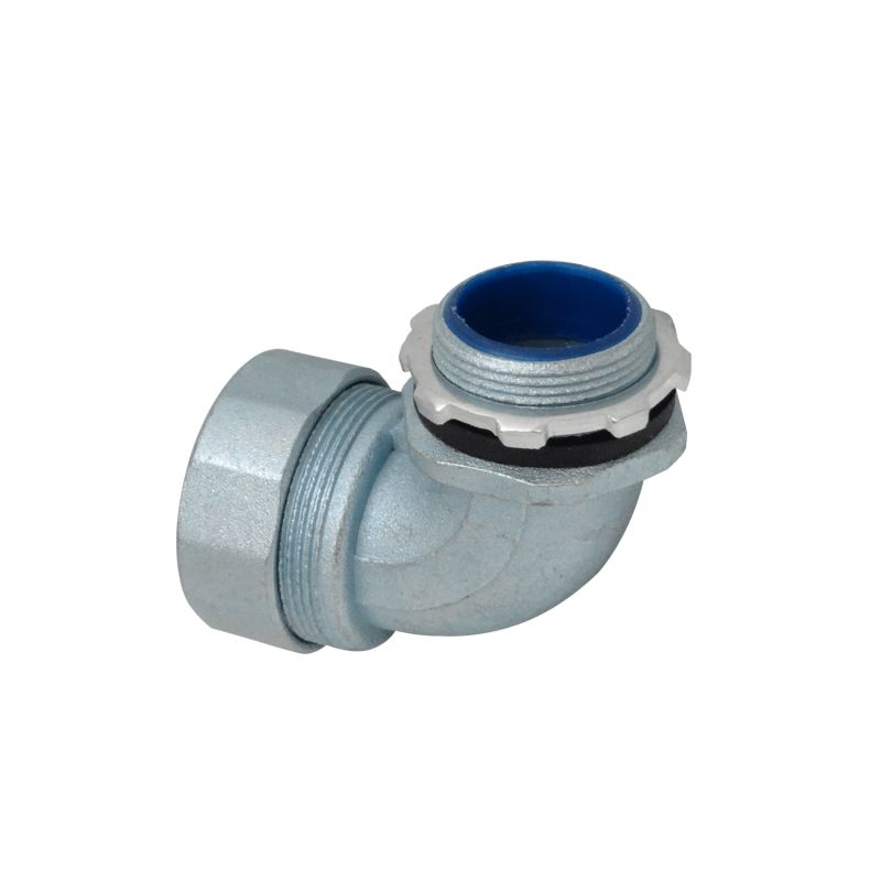 Metalico 32mm Codo Prensa Estopa para Flexible Aislacion IP65