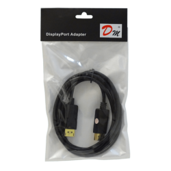 DisplayPort-M 1,8mt 180cm Cable Macho-Macho Negro
