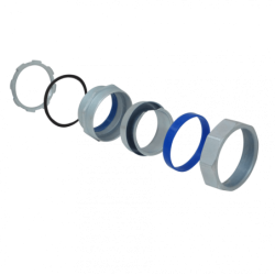 Metalico 75mm Prensa Estopa para Flexible Aislacion IP65