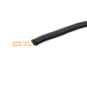 10mm Rollo-100mts 7mm-int Conduit Flexible Plastico Corrugado Negro PA