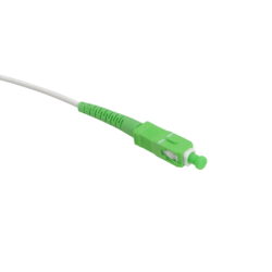 Blanco Drop-Port 50mt SC/APC MonoModo SM SX Pigtail Cable Fibra G652D