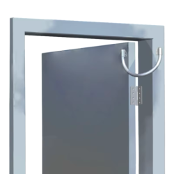 Pasacable 10mm-ext Flexible-40cm Metalico para Puerta