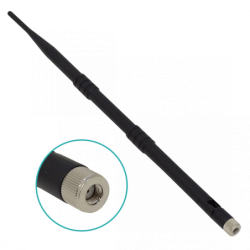 Antena Omni interior 9dBi 2,4GHz-2,5GHz RPSMA-M 38cm Negra