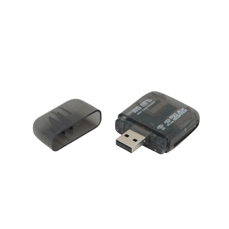 Lector USB2.0 A-M Todo-en-1 SD mSD CF MS CF MMC TF M2 M5-Duo 480mbps