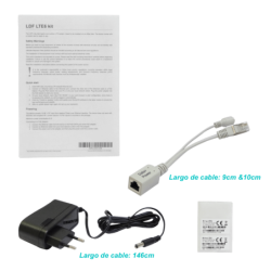 MIKROTIK CAT6 8dBi 300/50Mbps LTE 1-Sim 66º L3 1-100 inc24V