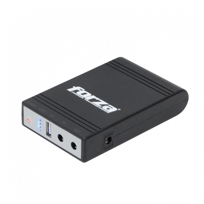 FORZA UPS DC 15WH 2000mAh in:12V-2A ou:5V 9V 12V/2A USB/Plug Bat-Litio