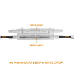 1km LSZH 1-G657A1 Portante-1mm Cable Negro Drop FTTH Fibra SM