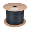 1km LSZH 1-G657A1 Portante-1mm Cable Negro Drop FTTH Fibra SM