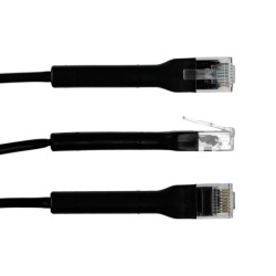 UBIQUITI Negro 30cm Cable Cat6 RJ45 0,3mt U-Cable-Patch-0.3M-RJ45-BK