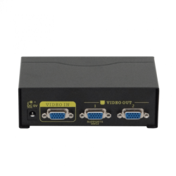 VGA-2502 Video Splitter 2-VGA-H 1-VGA-M 250MHz inc-9V/1A