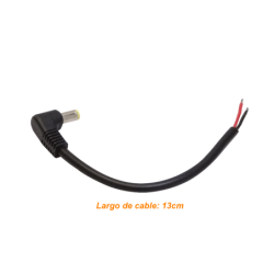 Cable 10cm Plug-5,5x2,1mm