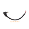 Cable 10cm Plug-5,5x2,1mm