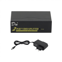 VGA-2502 Video Splitter 2-VGA-H 1-VGA-M 250MHz inc-9V/1A