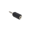 2,5mm-H 3,5mm-M Convertidor Adaptador Copla Audio Stereo Phone3/32-1/8