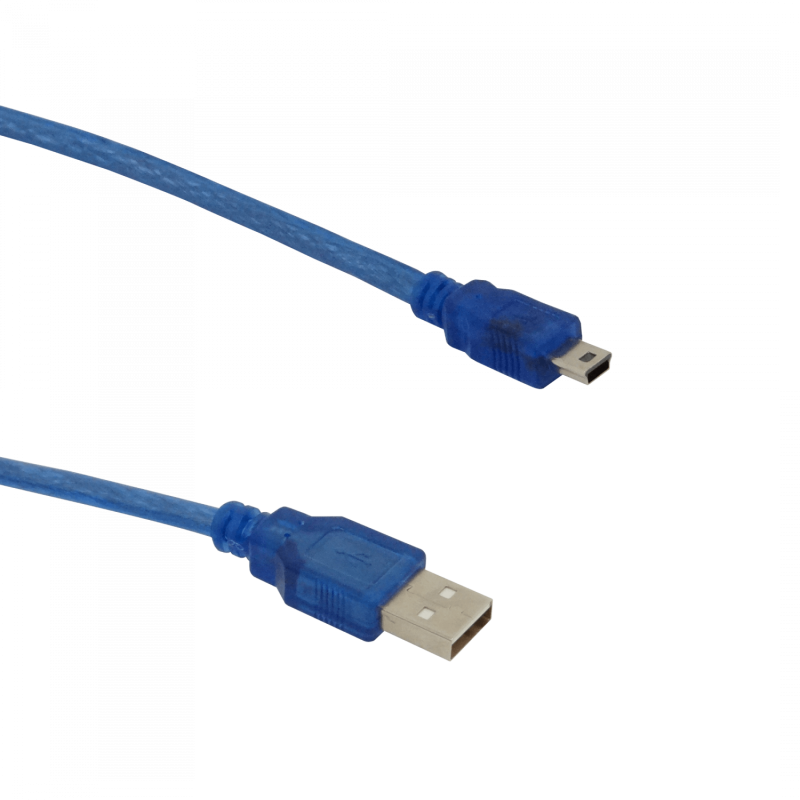 Cable USB A-Macho 5pin-Mini-Macho 0,25mt 25cm