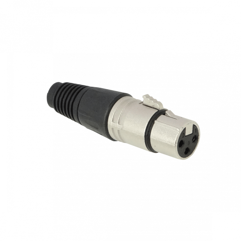 XLR 3pin XLR3-Hembra Conector Soldable DMX