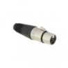 XLR 3pin XLR3-Hembra Conector Soldable DMX