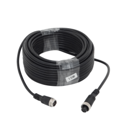 Cable 15mt GX12-4pin Macho-Hembra Aviacion