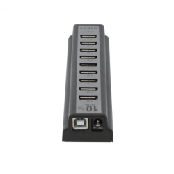 HUB 10-USB2.0 Cargador-2A inc-5VDC/10W