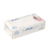 100-unids Talla-M 50-pares Guante PVC Blanco Desechable Medium Mediano