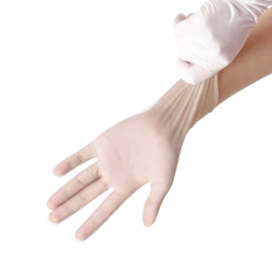 100-unids Talla-XL 50-pares Guantes PVC Blanco Desechable Extra-Large