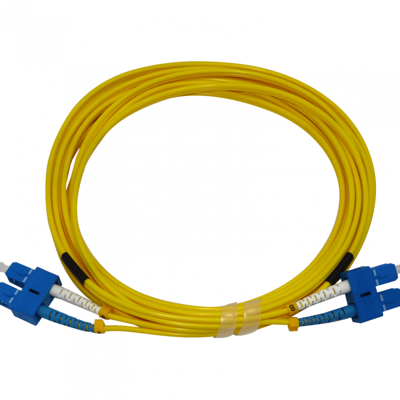 5mt SC-SC MonoModo SM Duplex Jumper Cable Fibra 3.0mm 9/125