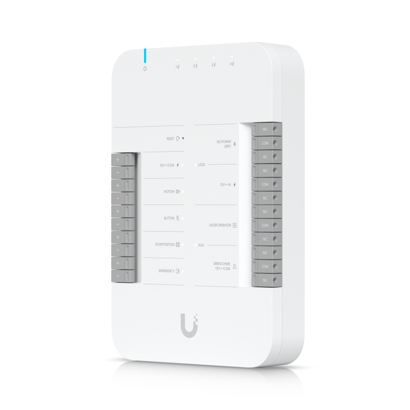 UBIQUITI 1-Puerta 2-Reader 2-Cams Sensores Pulsadores Riel-Din req-PoE