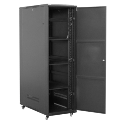 LINKMADE 42U 1200mm Microperforada 1,2m-Fondo c/Turbina-Bandejas Rack