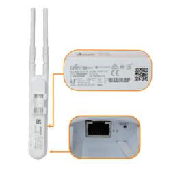 UBIQUITI 5-un AC1200 2,4/5Ghz 300/867 req-PoE24V 1-1000 2-RPSMA-3/4dBi