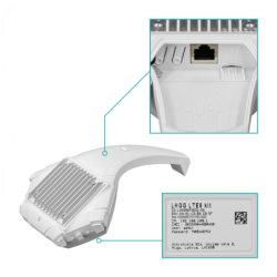 MIKROTIK 1-1000 CAT6 17dBi 300/50Mbps 1-Sim 25º L3 inc24V LTE/3G 391mm