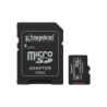 KINGSTON 256GB MicroSD c/Adaptador-SD 100/85mb/s Class10 UHS-I U1 V10