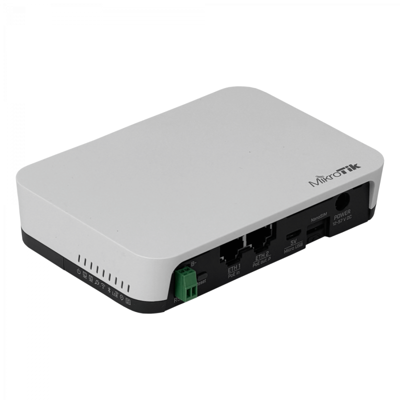 MIKROTIK BT WiFi RS485/Modbus CAT-M BLE 2-100 L4 RB924i-2nD-BT5&BG77