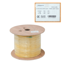 1km 1-Fibra SC/APC-SC/APC MonoModo SM Jumper 1000mt 3mm inc-carrete