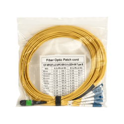 6mt 12-LC/1,5mt 1-MPO/4,5mt MonoModo SM Jumper Cable Fibra 9/125um