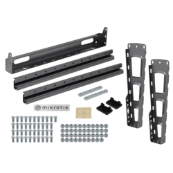 MIKROTIK Bastidor Simple Negro 2-Pilares 507mm-Altura Desarmado SR-10U