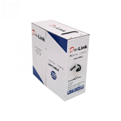 100m CCA Sim-Cat5e Negro Cable UTP Unifilar Aleacion Caja